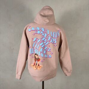 The Hundreds Britney Spears Y2K Graphic Hoodie Pink Pullover M